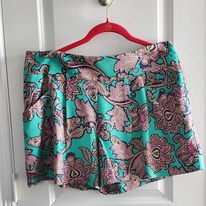Ann Taylor Loft Paisley Shorts